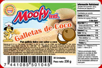 Galleta dulce de coco (polvoones)